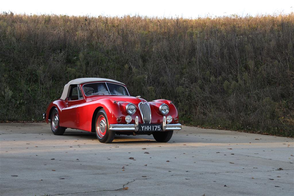 A 1955 Jaguar XK140 DHC